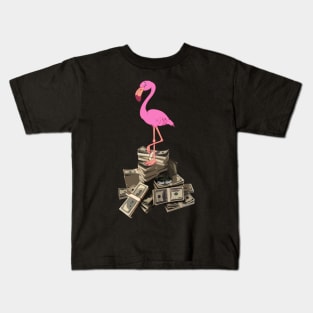 Hippie Heads (Flamingo Money Tee) Kids T-Shirt